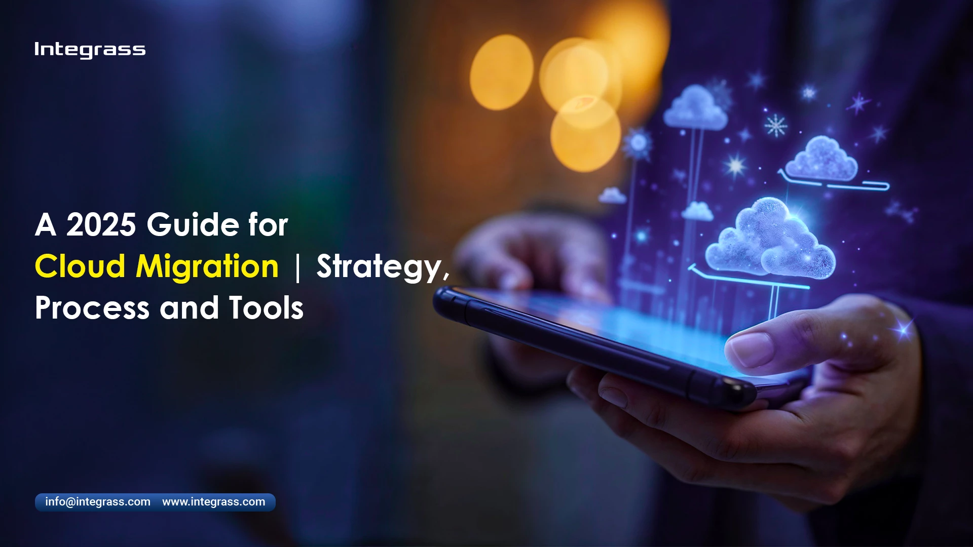 Explore 7 cloud migration strategies, 5 transformation phases, and key tools in the 2025 guide by Integrass Tech Solutions.